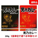 送料無料 辛さのグルメ 本格インド風 男乃カレー 10食セット オリエンタル カレー ( ビーフカレー / チキンカレー ) レトルトカレー 5食単位で選べる食べ比べ