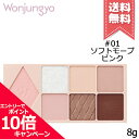 ★ポイント10倍・割引クーポン★Wonjungyo ウォンジョンヨ W デイリームードアップ パレット #01 ソフトモーブピンク 8g【送料無料】