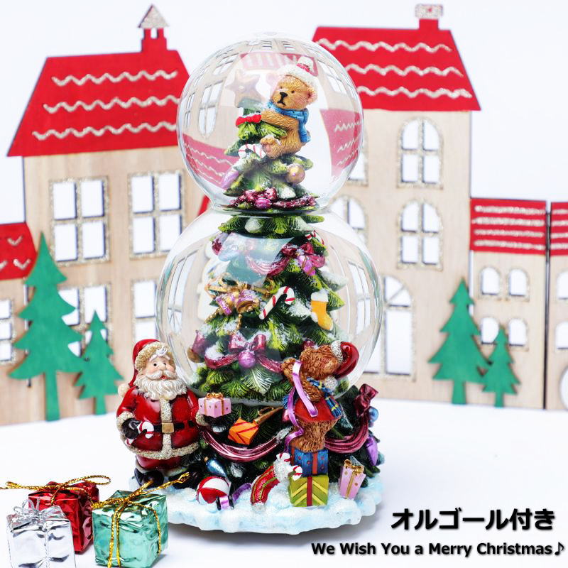 クリスマスのスノードーム|おしゃれでオルゴール付きや電動の クリスマスのスノードーム|おしゃれでオルゴール付きや電動の