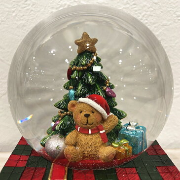 スノードームオルゴール付 クリスマス クリスマスウオーターボール 只今予約販売(発送11月初旬予定)