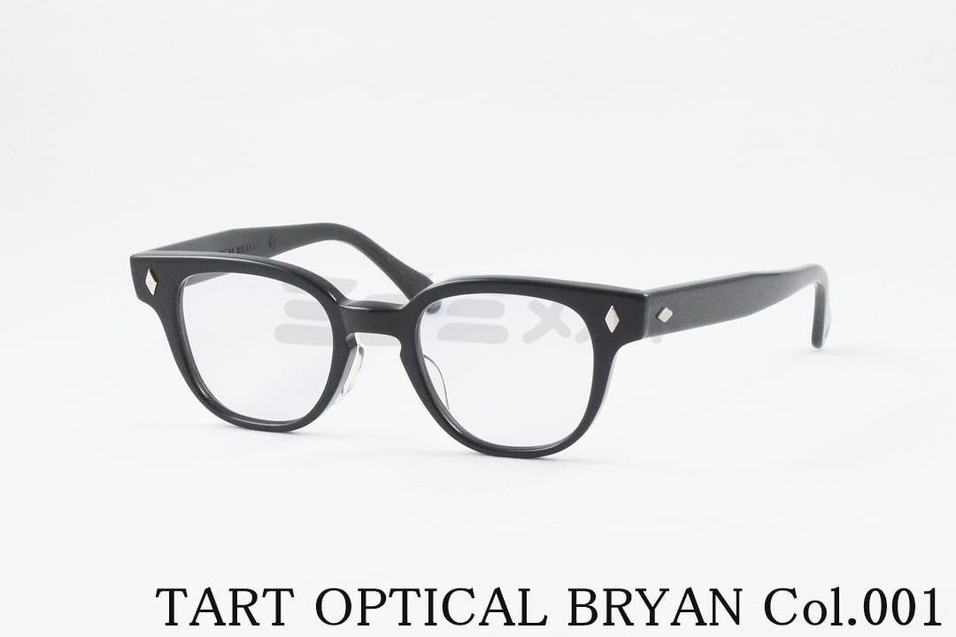 TART OPTICAL BRYAN メガネ Col.001 アセテート ウェリントン クラシカル 復刻 50年代モデル タート オプティカル ブライアン 鯖江 日本製 正規品