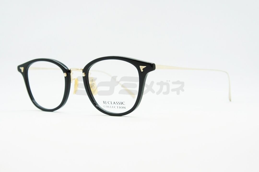 BJ CLASSIC メガネ COM-568NT C-1-1 ウェリントン コンビ シンプル 掛けやすい 軽量 軽い 痛くならない 鯖江 日本製 BJクラシック 正規品