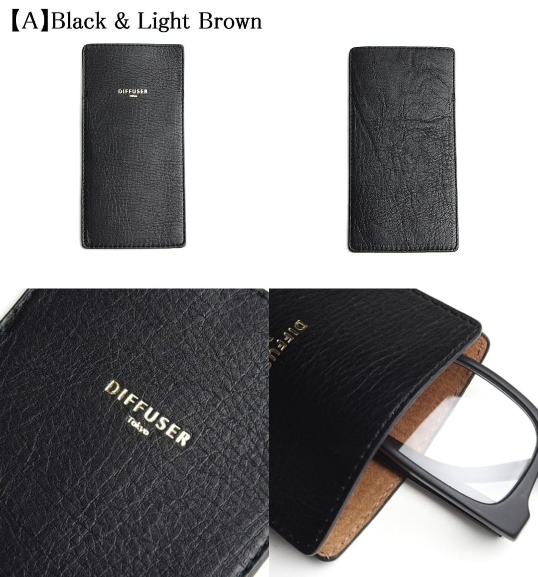 DIFFUSER 牛革 スリム メガネケース INNER POCKET EYEWEAR CASE SG1061 ディフューザー メガネ サングラス カウレザー 国産 日本製 2