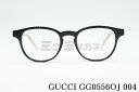 GUCCI メガネ GG0556OJ 004 ボストン ウェリントン ボスリントン ブラック クリアピンク 海外 伊達メガネ グッチ GGアイコン 高級 眼鏡 Italy イタリア製 正規品(4)