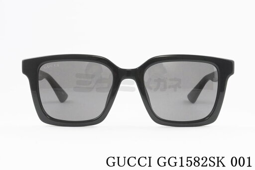 GUCCI サングラス GG1582SK 001 スクエア メンズ レディース アジアンフィット グッチ テキストロゴ italy イタリア製 正規品 GUCCI サングラス GG1582SK 001 スクエア メンズ レディース アジアンフィット グッチ テキストロゴ italy イタリア製 正規品