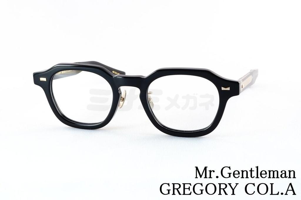 乐天商城 - Mr.Gentleman メガネ GREGORY 48 Col.A ヘキサゴン 多角形 セル グレゴリー48 ミスタージェントルマン 鯖江 日本製 国内 正規品