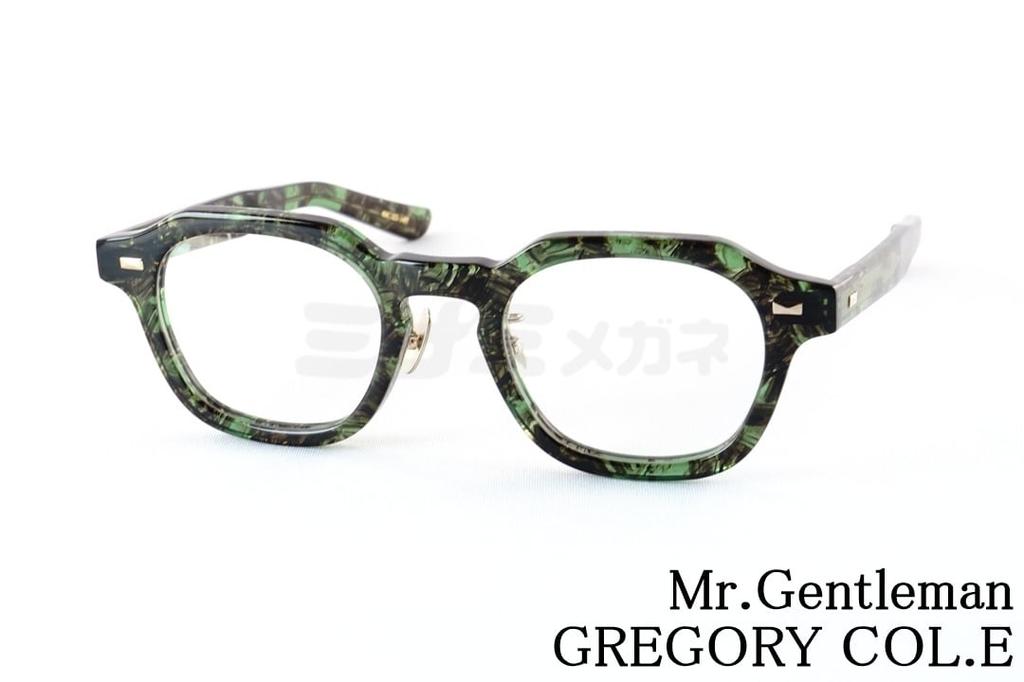 Rakuten - Mr.Gentleman メガネ GREGORY 48 Col.E ヘキサゴン 多角形 セル グレゴリー48 ミスタージェントルマン 鯖江 日本製 国内 正規品