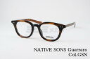 NATIVE SONS メガネ GUERRERO Col.Gasoline PL-042FB 46サイズ 48サイズ ウェリントン 芯張り ゲレロ ネイティブサンズ 鯖江 日本製 正規品