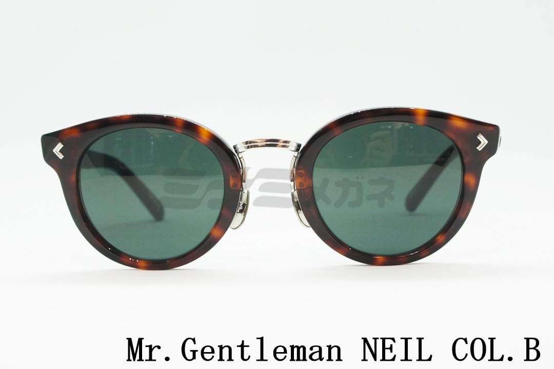 Mr.Gentleman サングラス NEIL-SG COL.B ボストン フレーム ニール・ヤング カート・コバーン ミスタージェントルマン 鯖江 日本製 正規品(4)