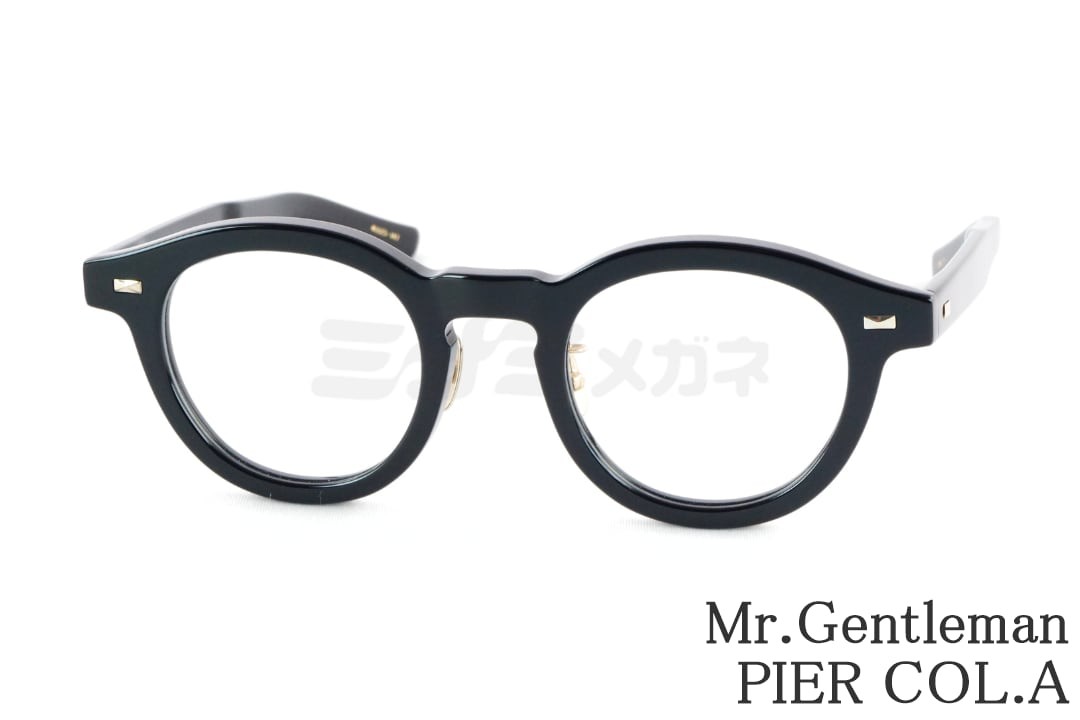 Rakuten - Mr.Gentleman メガネ PIER Col.A ボストン セル メンズ レディース ピア ミスタージェントルマン 鯖江 眼鏡 日本製 国内 正規品
