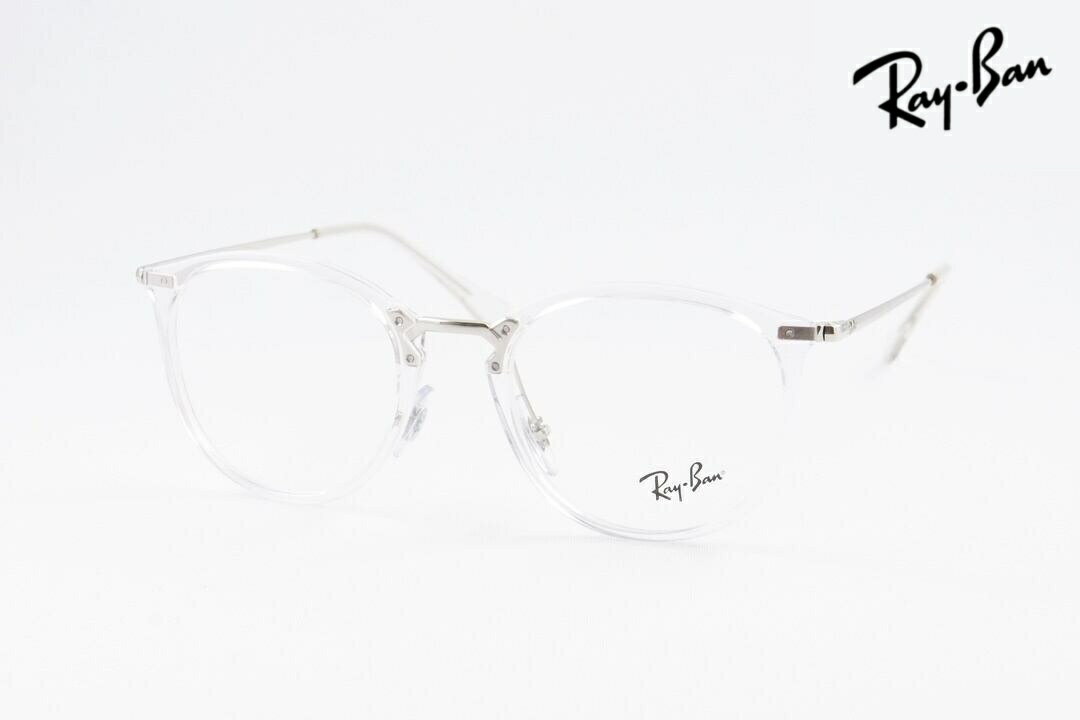 乐天商城 - 【国内 正規品】 Ray-Ban クリア メガネ RX7140 2001 49サイズ 51サイズ ボスリントン ボストン ウェリントン 眼鏡 レイバン RB7140
