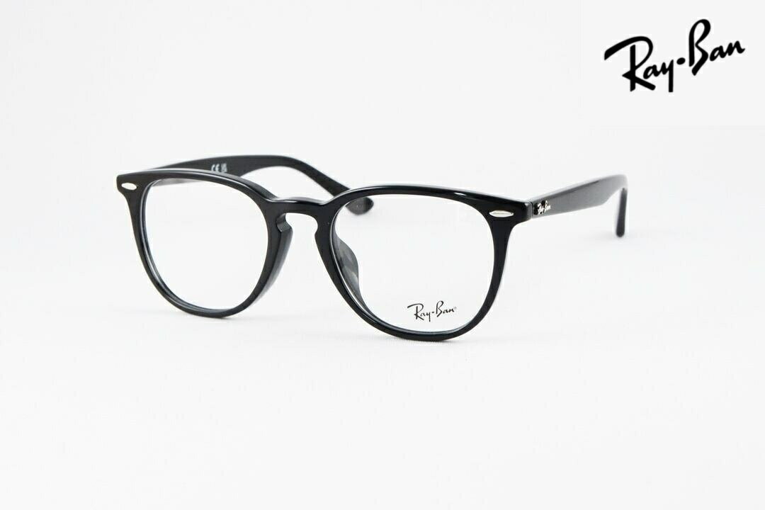 Rakuten - 【国内 正規品】 Ray-Ban メガネ RX7159F 2000 52サイズ ウエリントン RB7159F レイバン