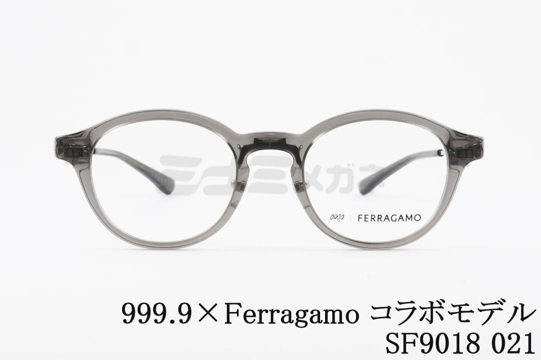 999.9×Ferragamo メガネ SF9018 021 コラボ 