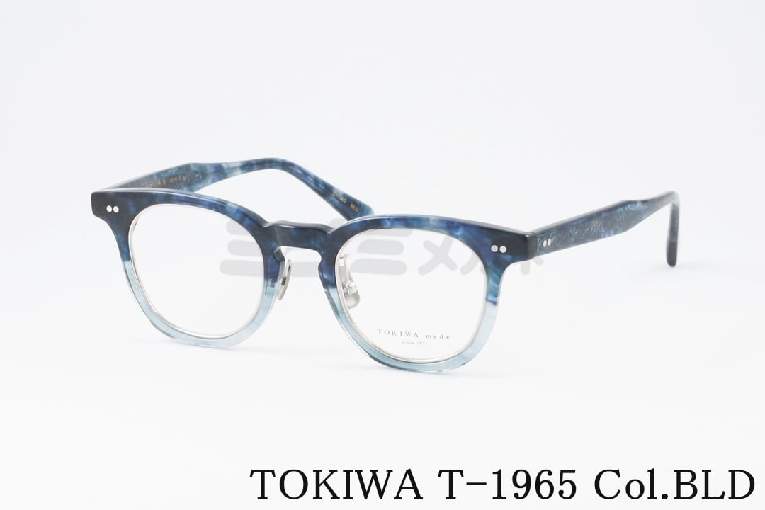 TOKIWA メガネ T-1965 Col.BLD ウェリント