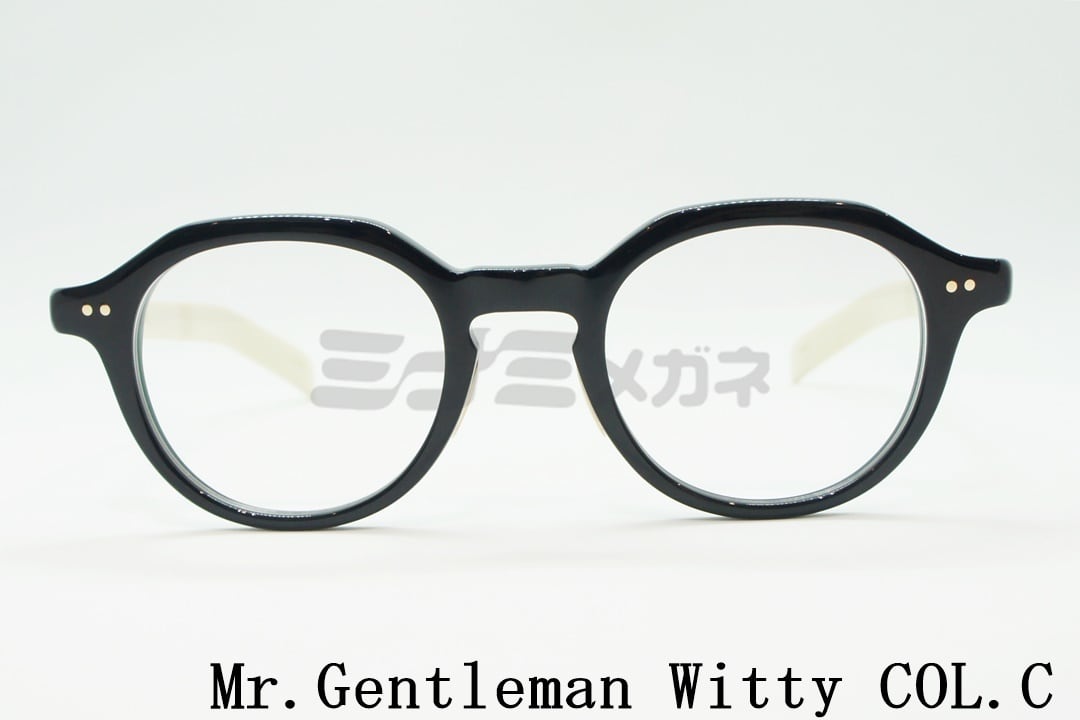 Rakuten - Mr.Gentleman メガネ Witty Col.C Weiコラボ クラウンパント セル ウィッティー ミスタージェントルマン 鯖江 眼鏡 日本製 国内 正規品