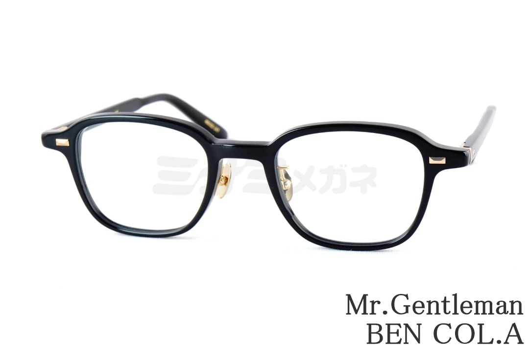 Rakuten - Mr.Gentleman メガネ BEN Col.A スクエア ワイド セル ベン ミスタージェントルマン 鯖江 日本製 国内 正規品
