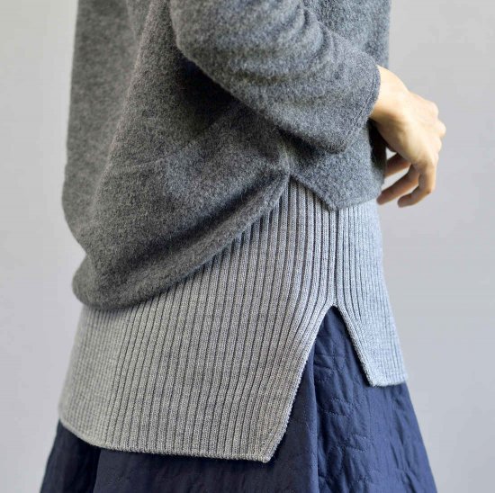【 226-knit 】おなかをつつむ / 見せるハラマキ ウール ロングタイプのサムネイル