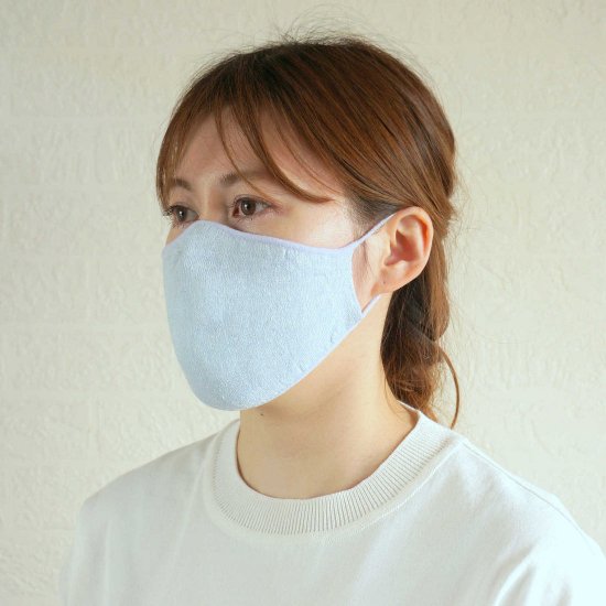 【SAIFUKU公式】 サイフク 五泉ニット ニット かおをつつむ / のびるニットマスク 涼しい夏の麻 リバーシブル