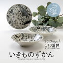 みのる陶器 【いきものずかん】170浅鉢（Φ16.9×H4.0cm）