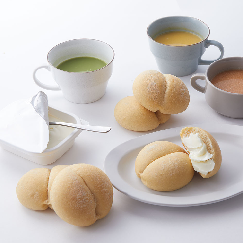 軽やか朝食セット /白いパン 冷凍 高たんぱく 葉酸 鉄 食物繊維 妊娠 朝ごはん モーニング