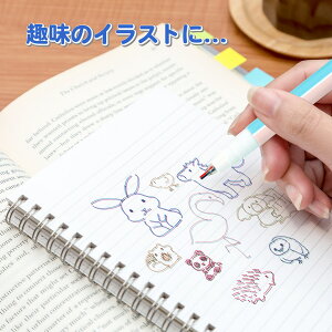 【楽天イーグルス感謝祭ポイント10倍】2色同時にかける ダブルラインペン 6本 セット 2色ペン 二重線 立体 ステレオ DOUBLE LINE PEN ミリペン カラーペン DIY メッセージカード プレゼント 塗り絵 デコ クリスマス 年賀状 サプライズボックスネット通販 年賀状印刷 年賀状作成ソフト セール