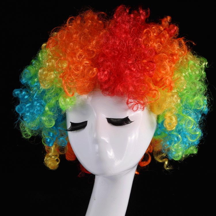 ピンク つけ毛 ウィッグ 仮装 ハロウィン 金 黒 アフロウィッグ かつら ショート コスプレ パーティー アフロ 爆発ヘア 青 ユニーク 面白い ウイッグ ゴールド 黄色 オレンジ 水色 ブラック ゴールド 男装 女装 舞台 コスプレウィッグ