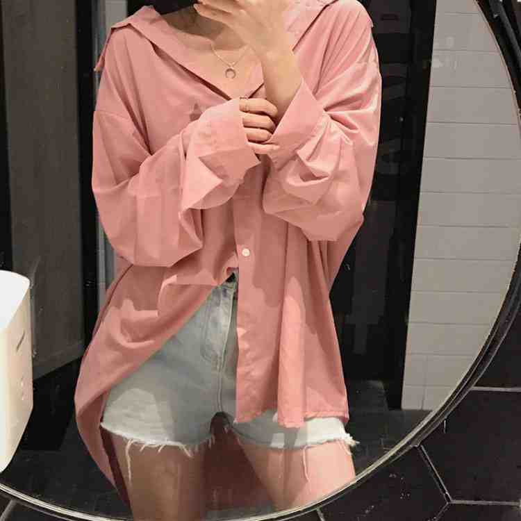 長袖 ロングシャツ 長袖シャツ ロング丈 レディース ロング丈シャツ チュニック シャツ 冷房対策 カーディガン トップス フェミニン送料無料