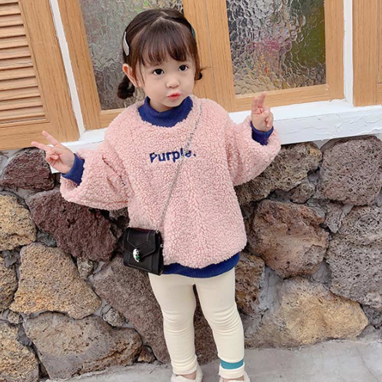 長袖 ボアフリース ボア トレーナー 女の子 男の子 ゆったり トップス パーカー 厚手 秋冬 子ども 子供服 キッズ プルオーバー 子供 長袖トレーナー フリース スウェット 秋服 あったか 通園 通学送料無料