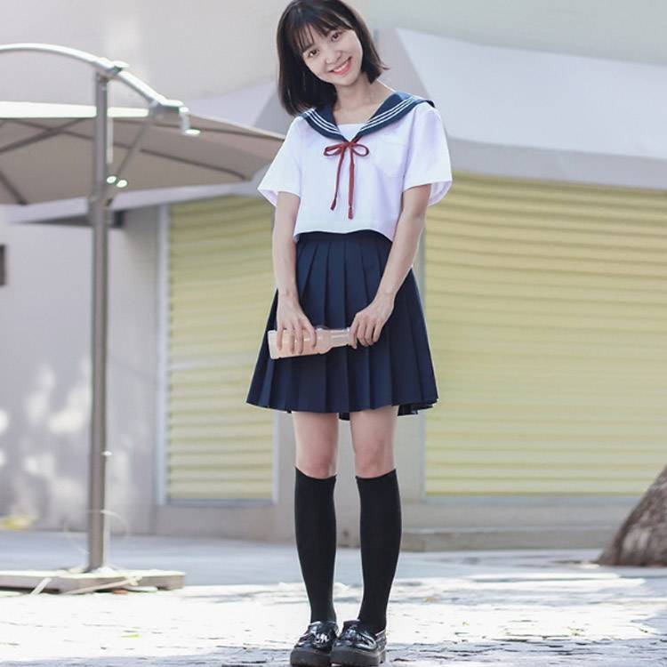 学生服 セーラー服 制服 コスプレ コスチューム 女子高校生 制服 学生服 セーラー襟 学生服 制服 女子高生 セーラー風 高校生制服 コスプレ JK制服 制服 制服セット 学生服 衣装 仮装 ハロウィン 可愛い 大人用送料無料