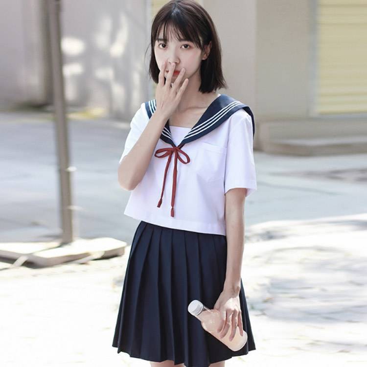 学生服 セーラー服 制服 コスプレ コスチューム 女子高校生 制服 学生服 セーラー襟 学生服 制服 女子高生 セーラー風 高校生制服 コスプレ JK制服 制服 制服セット 学生服 衣装 仮装 ハロウィン 可愛い 大人用送料無料