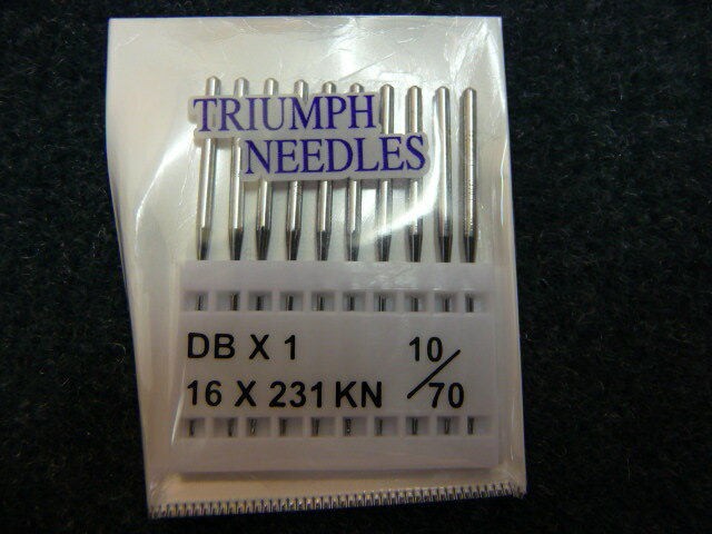 【新品】　ミシン針 DB*1 　10番　合計10本入り　一般用　「台湾産」「各メーカー職業用・工業用1本針本縫いミシンにお使いください。日本のオルガンの針ナンバーDBx1型をお使いのお客様にお勧めします。」