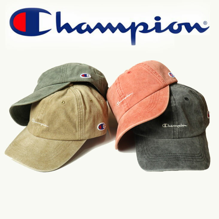 チャンピオン キャップ メンズ Champion チャンピオン ツイルキャップ PIGMENT 帽子 メンズ レディース ユニセックス 刺繍 ロゴ カジュアル シンプル 散歩 お出かけ おそろい