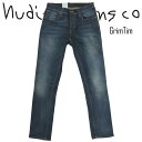 ヌーディージーンズ Nudie Jeans デニム ジーンズ GrimTim　ストレート ストレートパンツ ストレートデニム オーガニック コットン ボタンフライ カジュアル シンプル プレゼント ギフト メンズ 男性 ブランド 有名 人気 かっこいい 良質 色落ち