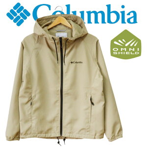 Columbia コロンビア ナイロンジャケット HINES CREEK JACKET ジャケット フード アウター マウンテンパーカー ジップアップジャケット ジャンパー ロゴ メンズ レディース アウトドア 登山 キャンプ 速乾 撥水 汚れ防止 オムニシールド 軽量