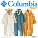 Columbia コロンビア BABY 耳付き ロンパース ベビー 耳デザイン タイニーベアIIバンティング 男の子 女の子 子供服 防寒 プレゼント ギフト フード 冬 アウター お出かけ 旅行 宿泊 保育園 幼稚園 子供 赤ちゃん フリース ボア ブランドタグ 人気 おすすめ かわいい