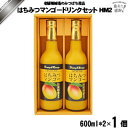 はちみつマンゴードリンクセット HM2 (600ml×2) 藤井養蜂場 フジイ ふじい ギフト 父の日 お中元 敬老の日 お礼 内祝い 贈り物 贈答品 熨斗 【3980円以上で送料無料】【化粧箱】