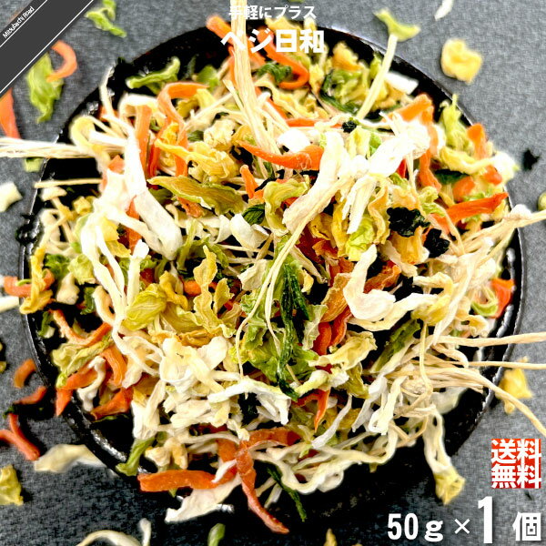 【お手軽】ベジ日和 乾燥野菜（50g） 長期保存 備蓄食材 カット野菜 美味しい 送料込 【送料無料】