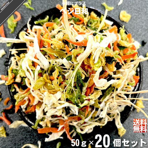 【お手軽 / 20個セット】ベジ日和 乾燥野菜（50g） 長期保存 備蓄食材 カット野菜 美味しい 送料込 【送料無料】