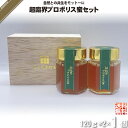 超臨界プロポリス蜜セット (120g×2本) 富士見養蜂園 送料込【送料無料】【化粧箱】