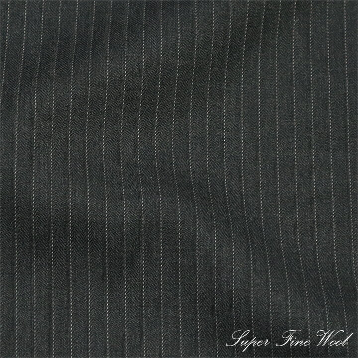 ROOF MAIA秋冬物2ボタンスーツ【ダークグレー / ピンストライプ柄】