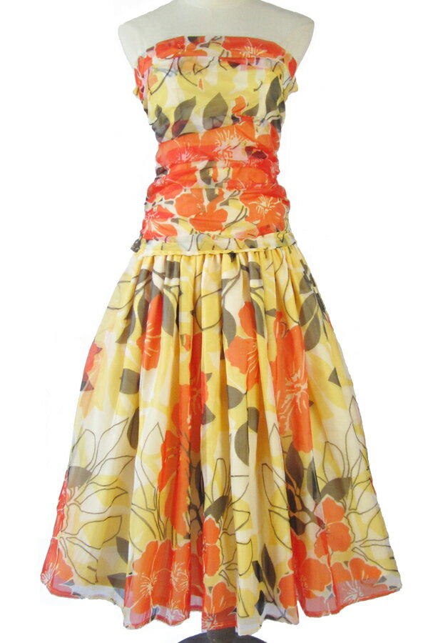 フラダンス 衣装 ドレス フラ 衣装 フラ ドレス ドレス オーダーメイド ドレス オーガンジー パウスカート にも フラダンス フラダンス衣装 スカート ハワ...