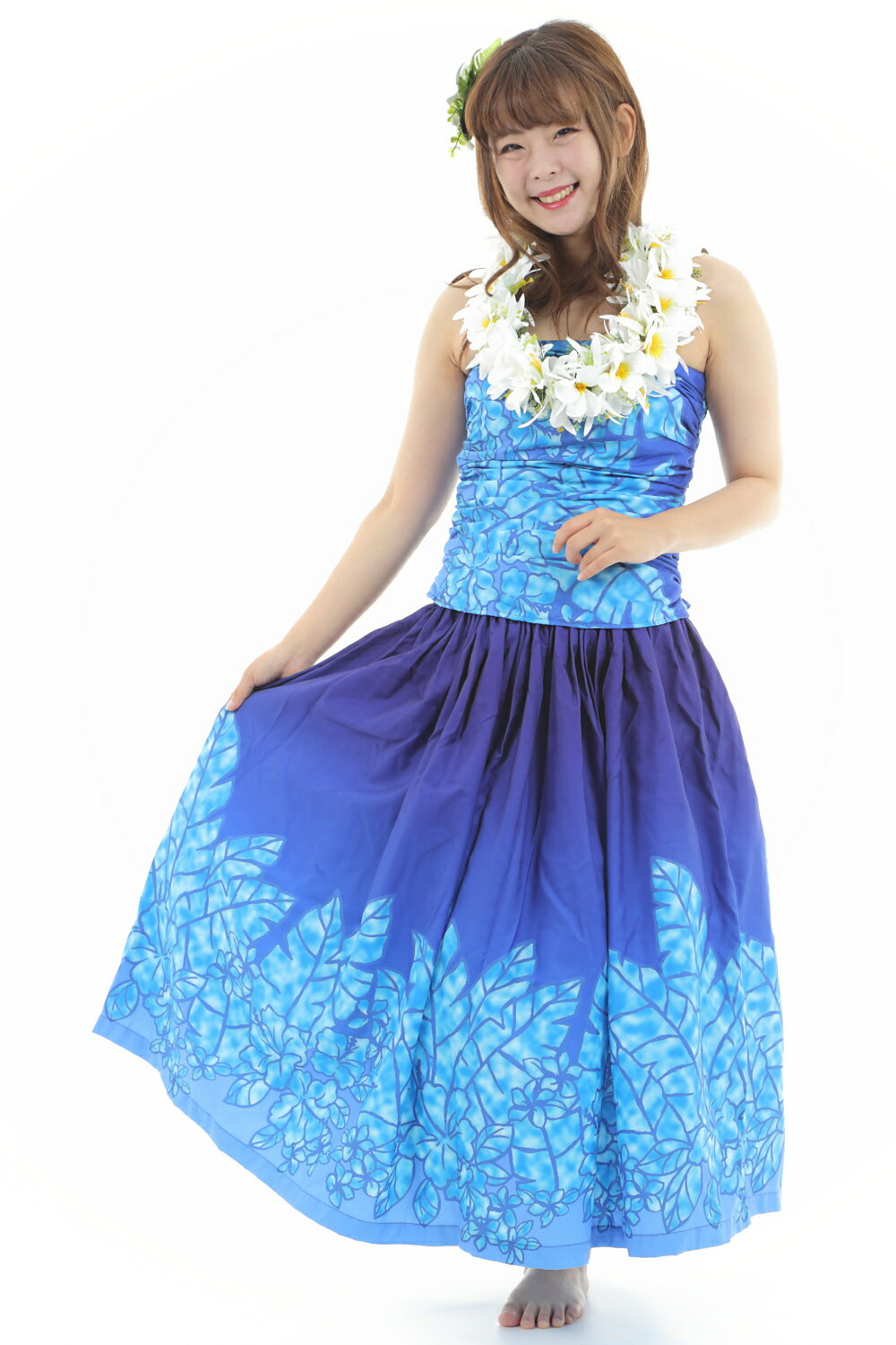 フラ 衣装 フラダンス 衣装 パウスカート セットアップ 衣装 ハワイアン ドレス