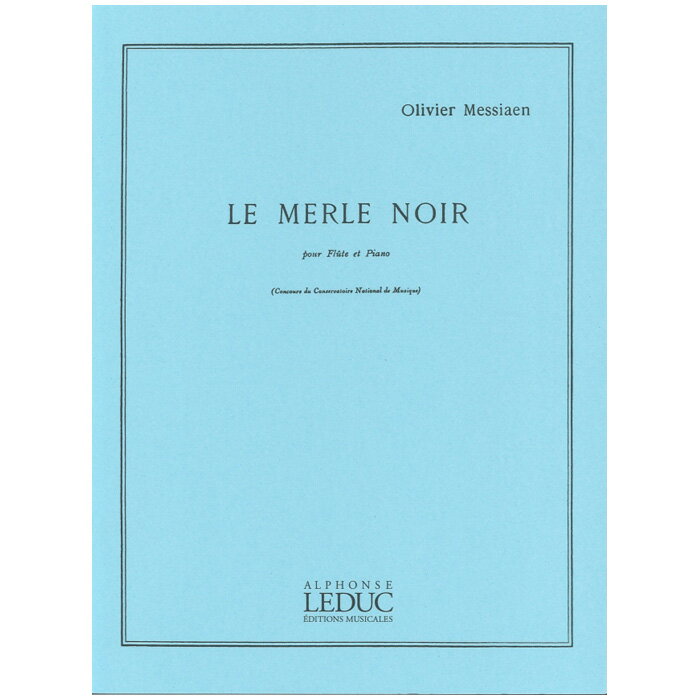 【フルート楽譜】クロウタドリ/Le Merle noir