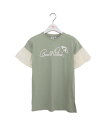 【公式】 セール 50%OFF アーノルドパーマー フリルスリーブ Tシャツ ワンピース キッズ ホワイト ミント シンプル カジュアル 春 夏 子供 通園 通...