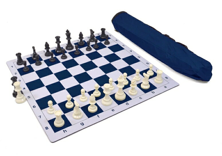 ※重さ:　約1.9 kg ※パッケージサイズ:　約51 x 11 x 10 cm ※輸入品です。 ※説明は英語表記になります。 ※海外からの配送の為、納期に遅延が発生する場合がございます。 ※Wholesale Chess Triple Weighted Pieces and Mousepad Board Chess Set (Blue)