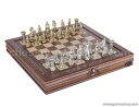 チェスセット Luxury Handmade Chess Set-Brass Chessmen Rosewood Mosaic Chess Board - Gift Item 【並行輸入品】