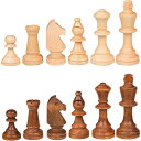 ※重さ:　約417 g ※パッケージサイズ:　約17 x 18 x 7 cm ※輸入品です。 ※説明は英語表記になります。 ※海外からの配送の為、納期に遅延が発生する場合がございます。 ※Gugertree Wood Weighted Chess Pieces with 3.5 Inch King, Pieces Only, No Board