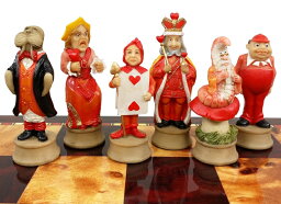 チェスセット HPL Alice in Wonderland Fantasy Chess Men Set - NO Board 【並行輸入品】