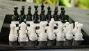 チェスセット Radicaln Handmade Black and White Full Marble Chess Board Game Set - Staunton Marble Tournament Two Players Full Chess Game Table Set 【並行輸入品】
