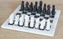 チェスセット Radicaln Handmade White and Black Full Marble Chess Board Game Set - Staunton Marble Tournament Two Players Full Chess Game Table Set 【並行輸入品】